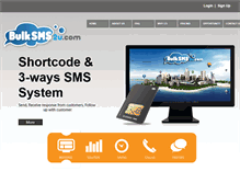 Tablet Screenshot of bulksms2u.com